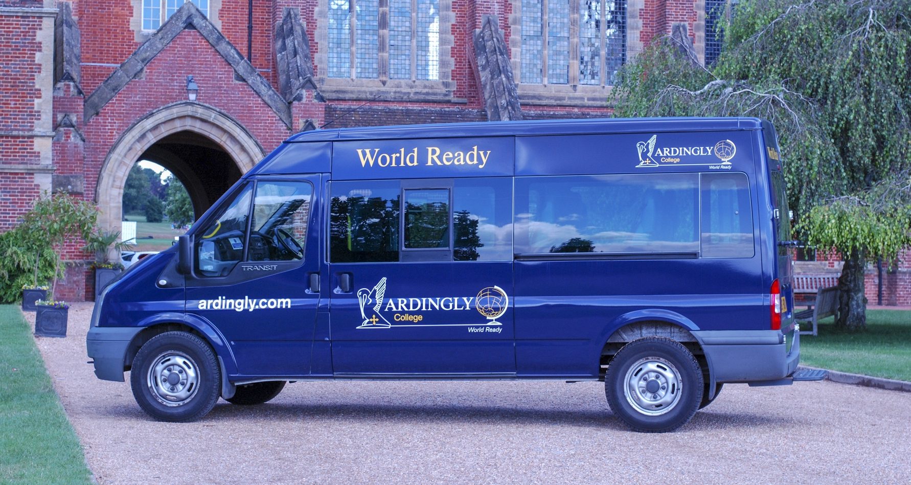 Ardingly College branded bus