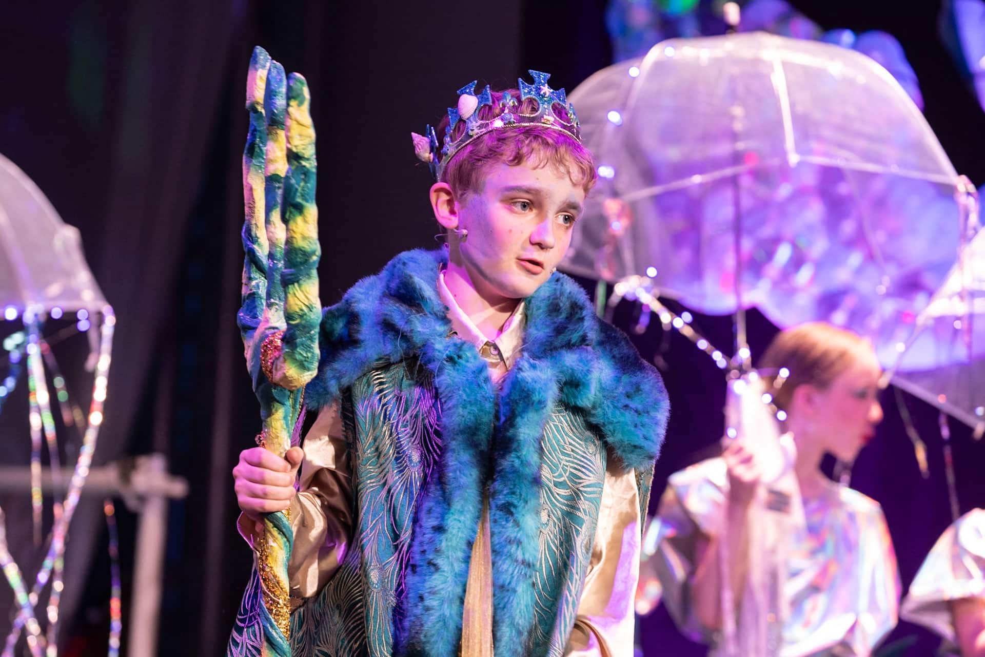 A scene from the Prep School's Litte Mermaid production