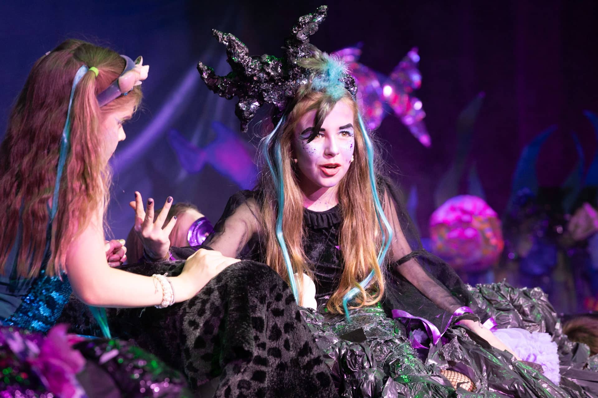 A scene from the Prep School's Litte Mermaid production