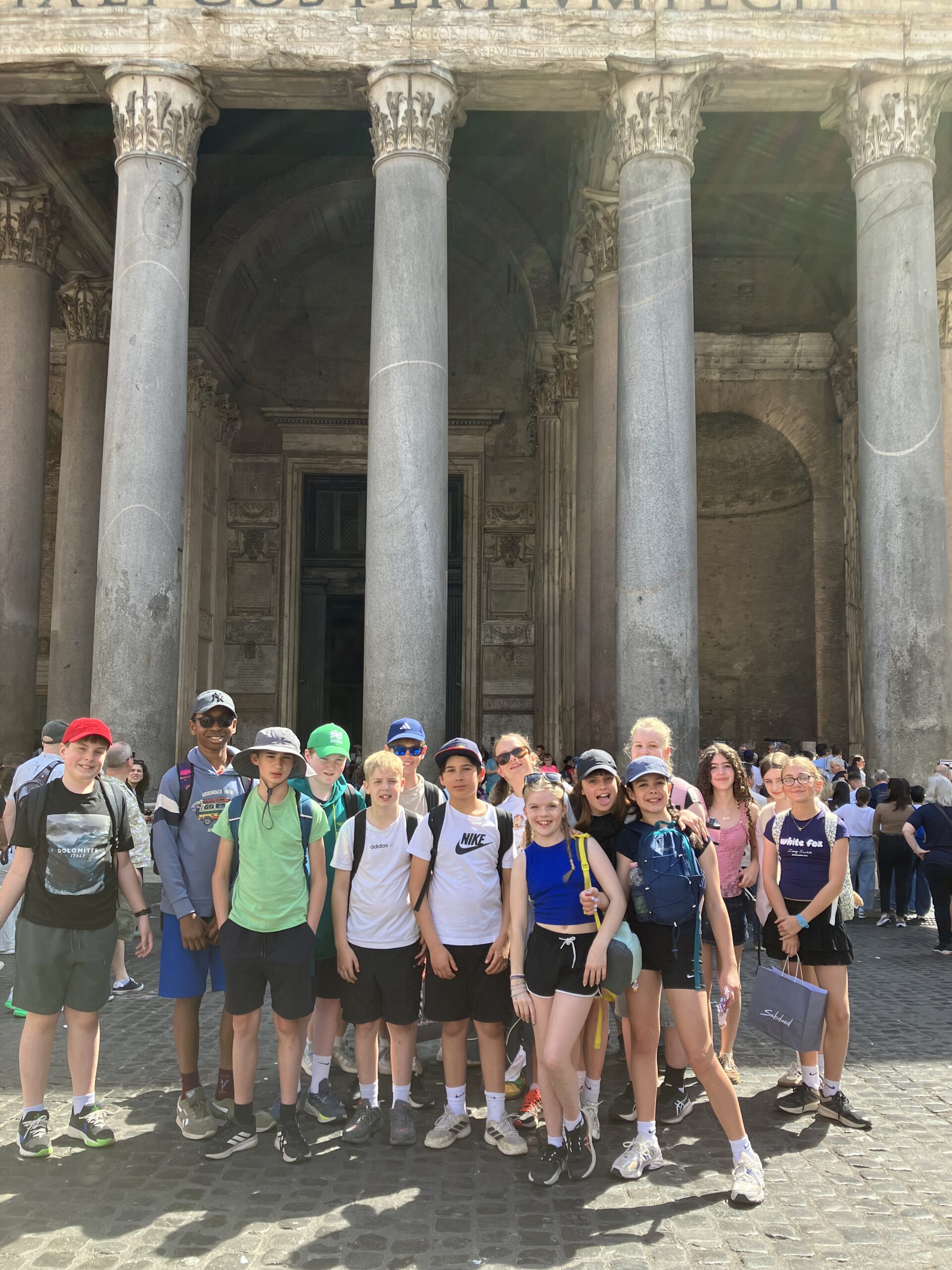Students on Classics Trip to Rome