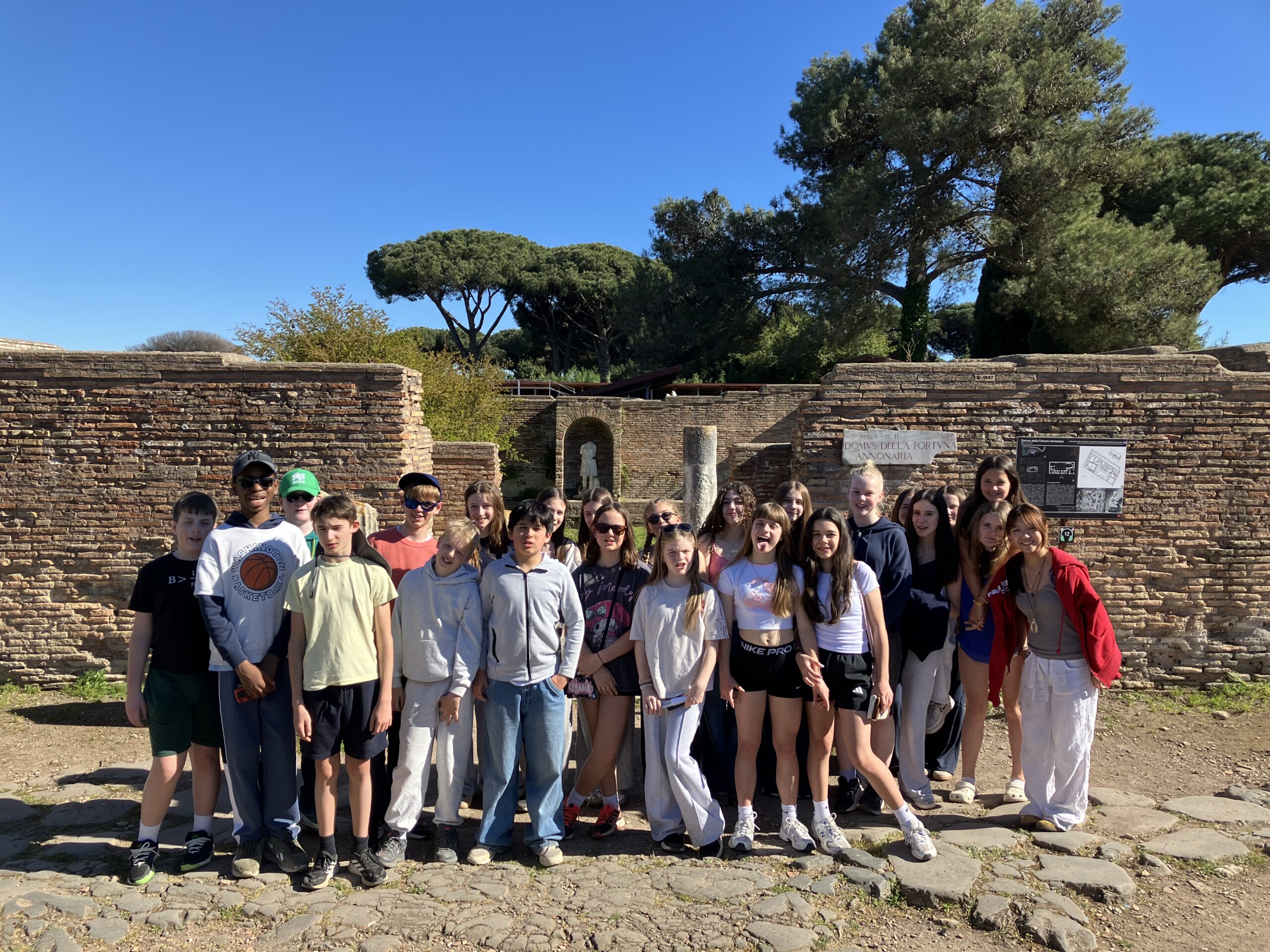 Students on Classics Trip to Rome