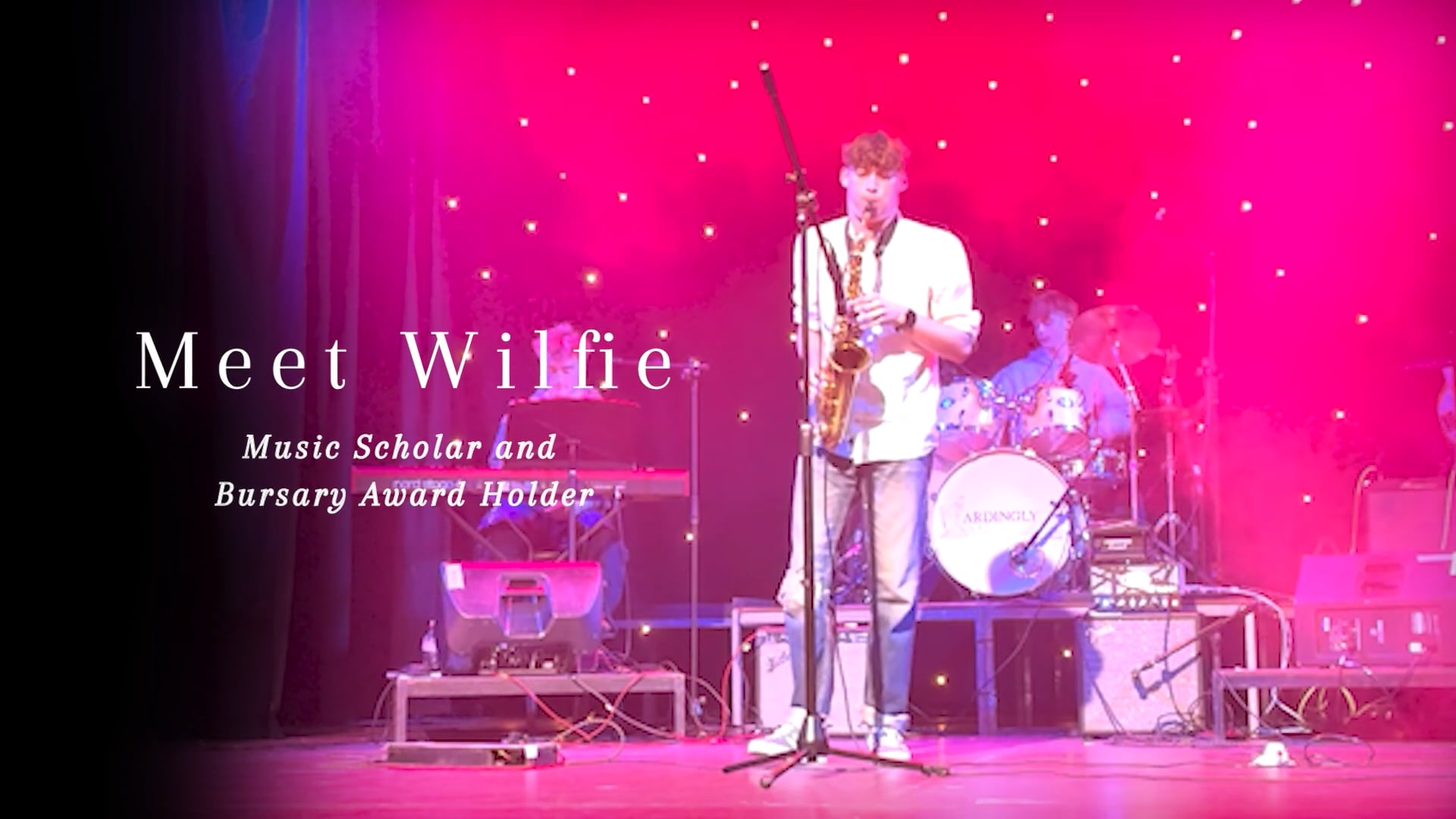Video preview of Wilfie's story about the difference a bursary has made to him