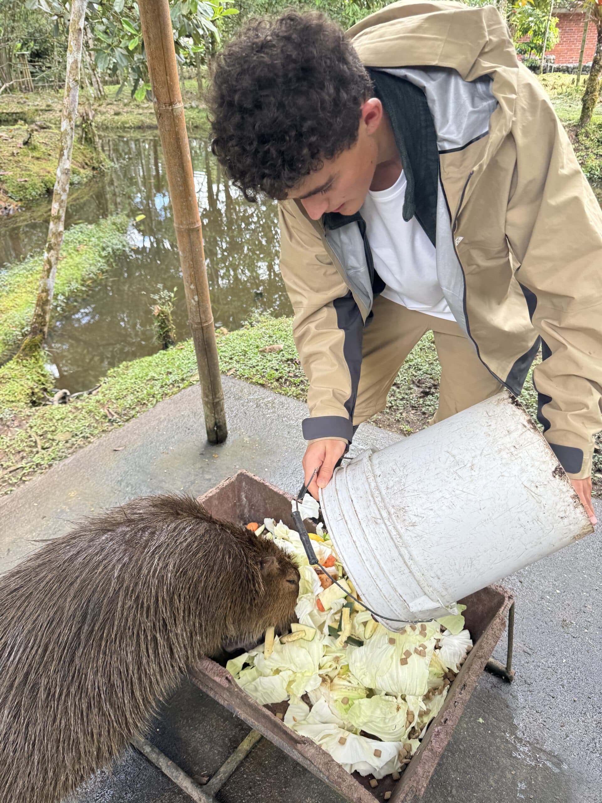 Ardingly College students on school trip to Ecuador and the Galapagos Islands, seeing biodiversity, amimals, the equator