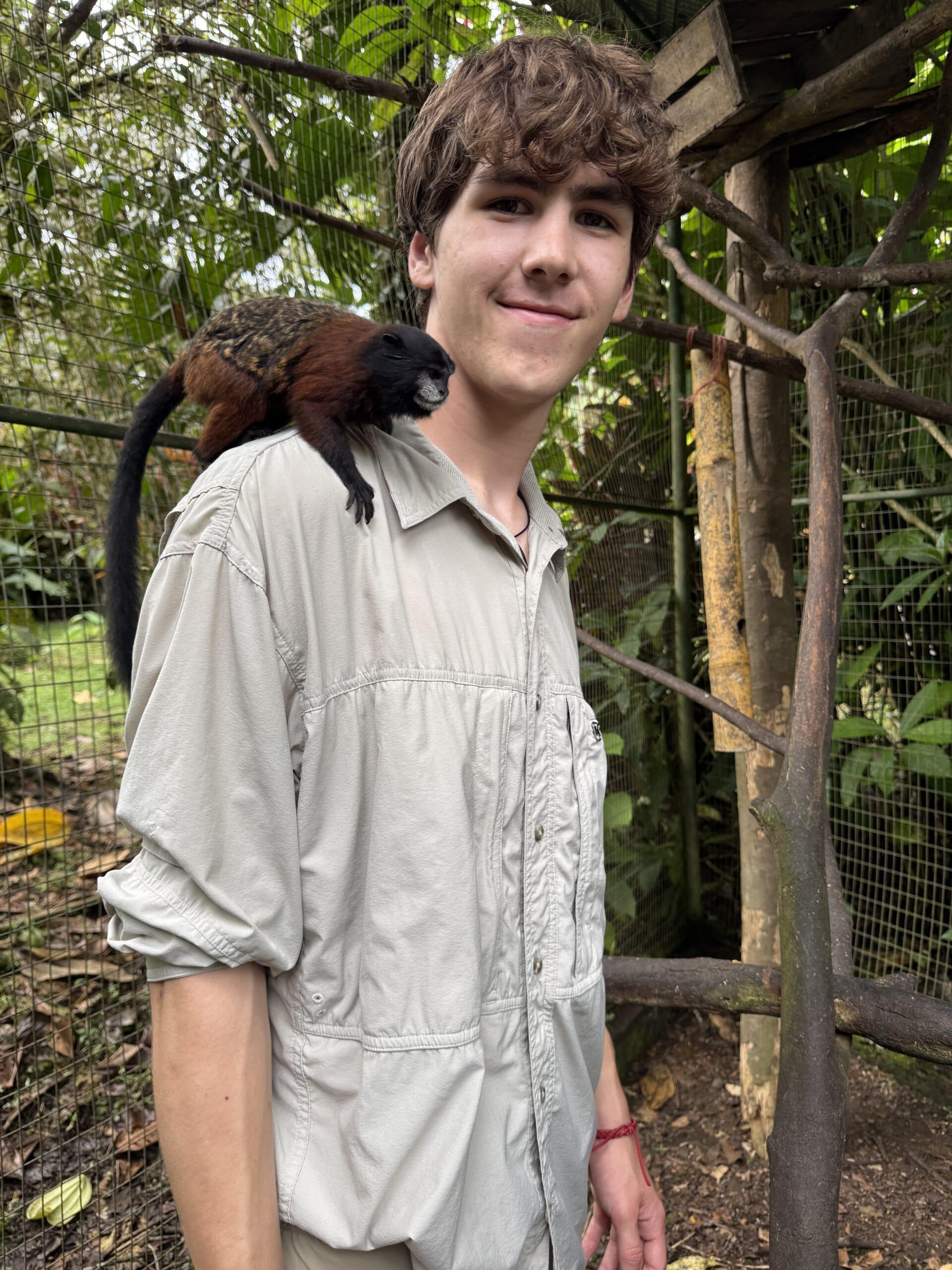 Ardingly College students on school trip to Ecuador and the Galapagos Islands, seeing biodiversity, amimals, the equator