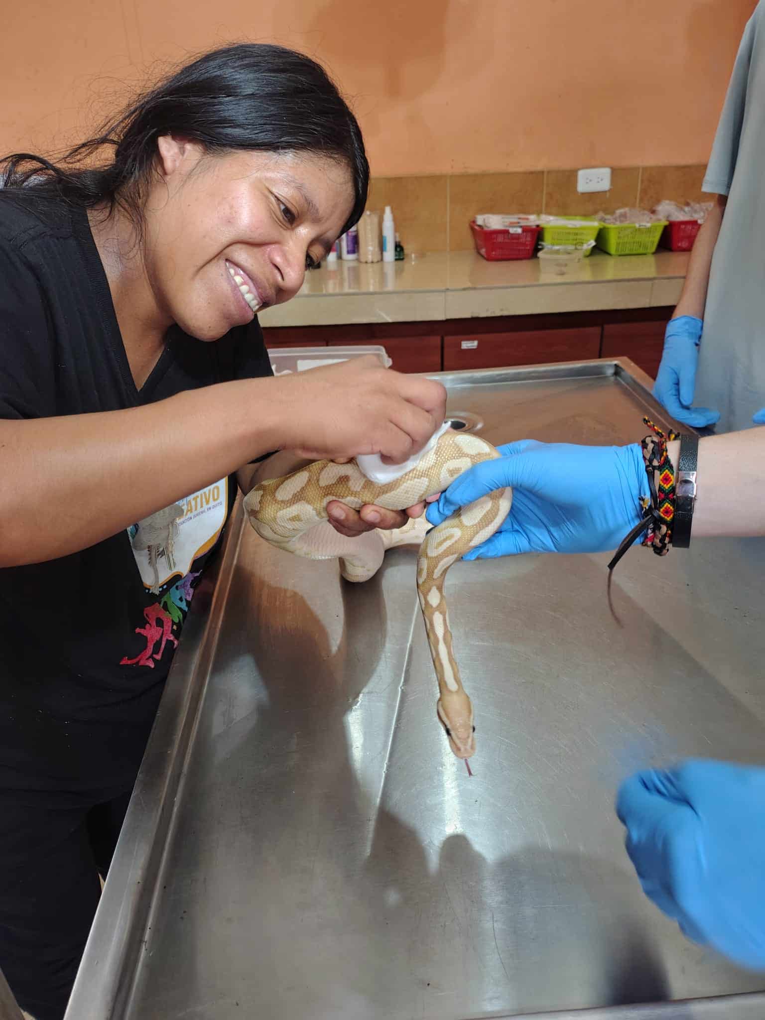 Ardingly College students on school trip to Ecuador and the Galapagos Islands, seeing biodiversity, amimals, the equator